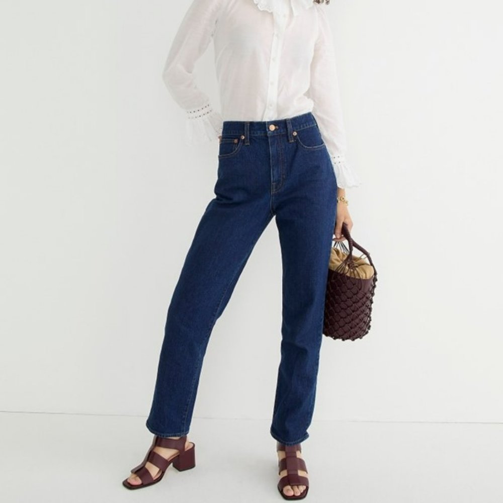 NWT J. Crew High-rise straight leg jean size 26